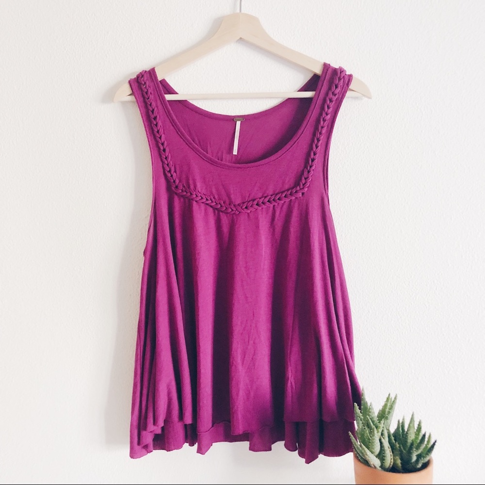 Free people •free falling drippy tank•